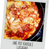 One Pot Ravioli Lasagna
